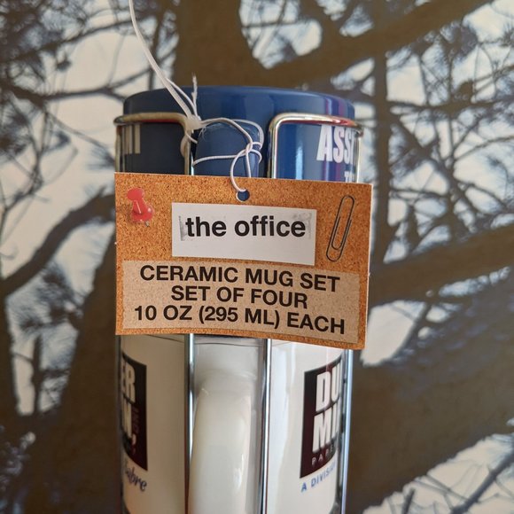 Ceramic Coffee Mug Set with storage  "The Office" - Picture 2 of 4